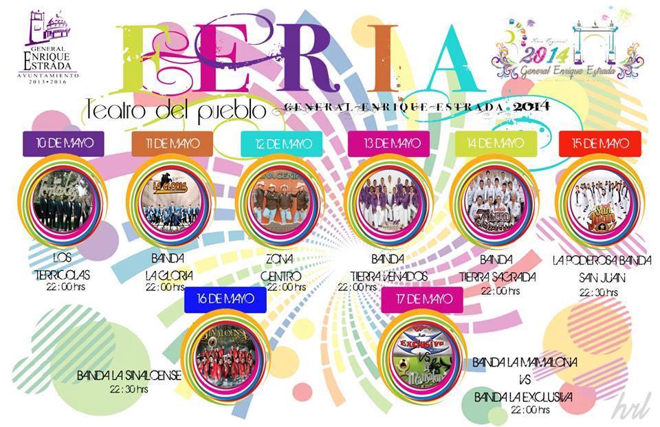 Programa Feria Enrique Estrada 2014